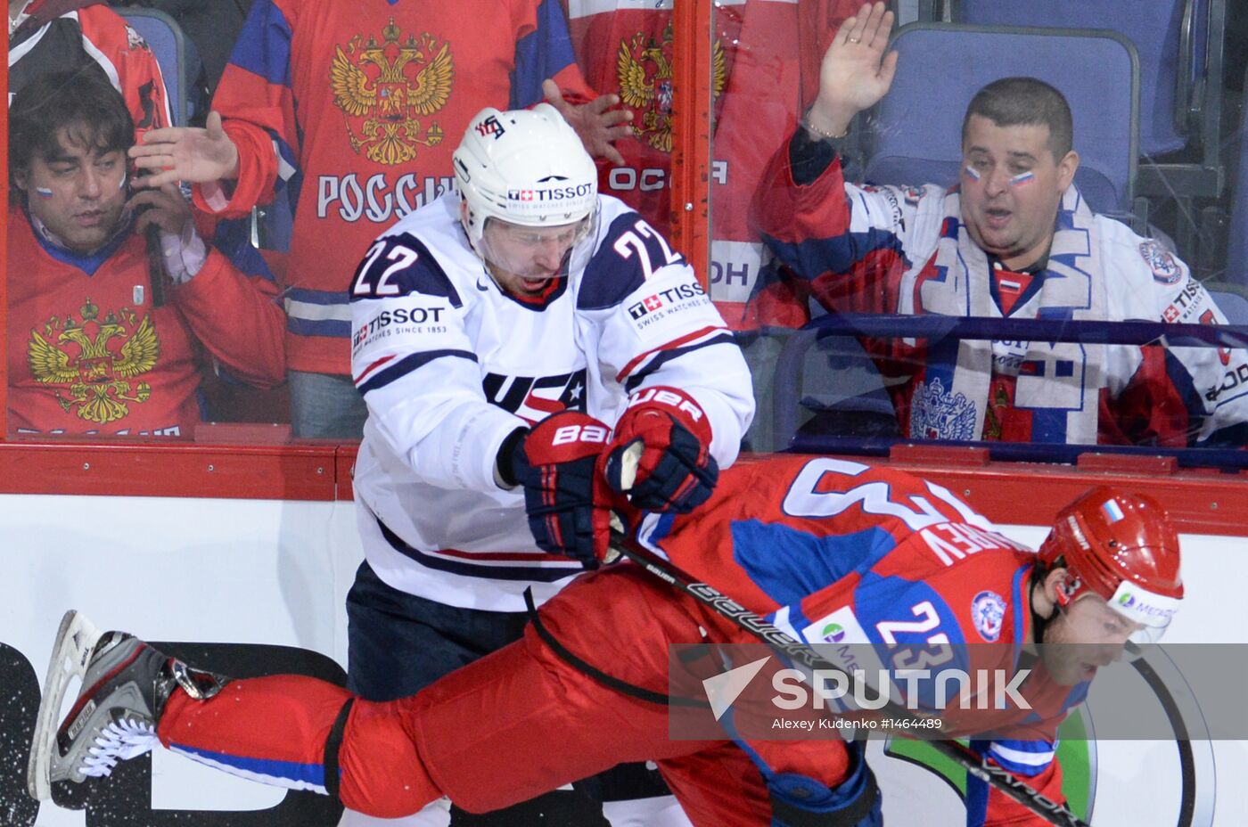 2013 IIHF Ice Hockey World Championship. Russia vs. USA