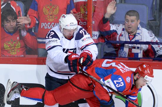 2013 IIHF Ice Hockey World Championship. Russia vs. USA