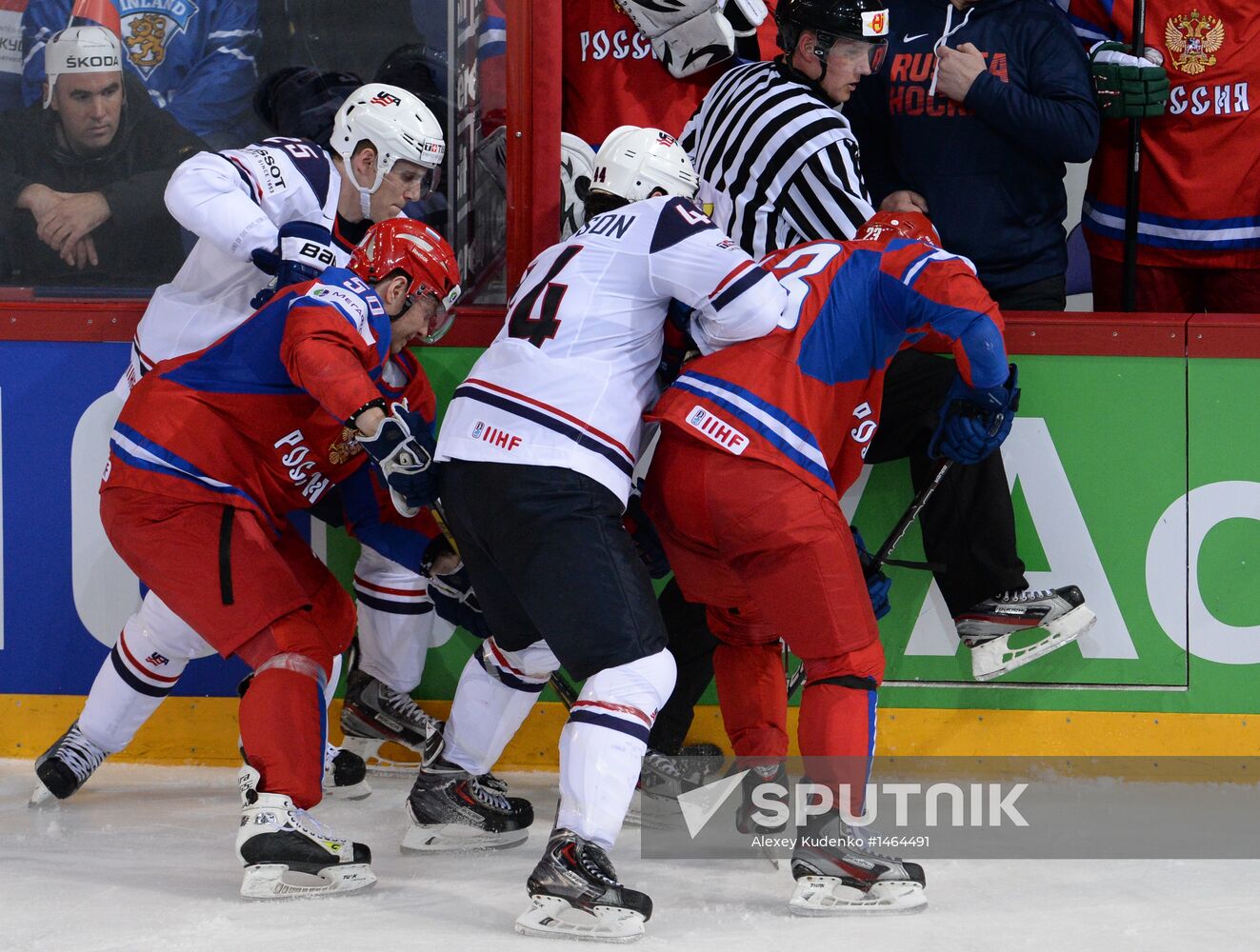 2013 IIHF Ice Hockey World Championship. Russia vs. USA