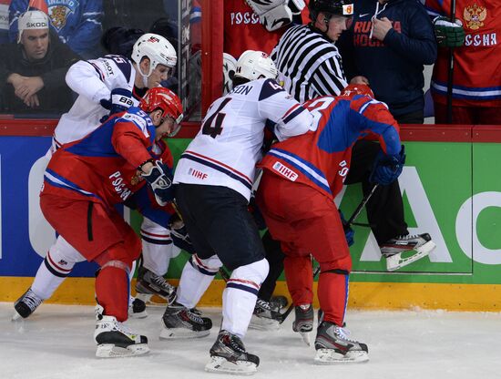 2013 IIHF Ice Hockey World Championship. Russia vs. USA