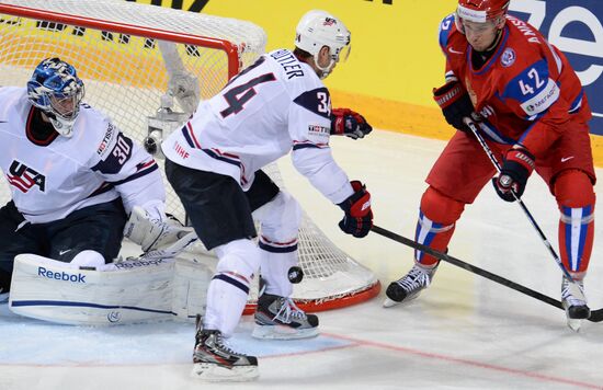 2013 IIHF Ice Hockey World Championship. Russia vs. USA