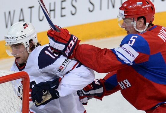 2013 IIHF Ice Hockey World Championship. Russia vs. USA