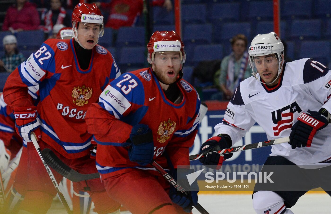 2013 IIHF Ice Hockey World Championship. Russia vs. USA