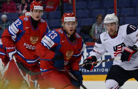 2013 IIHF Ice Hockey World Championship. Russia vs. USA