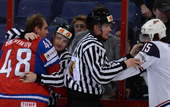2013 IIHF Ice Hockey World Championship. Russia vs. USA