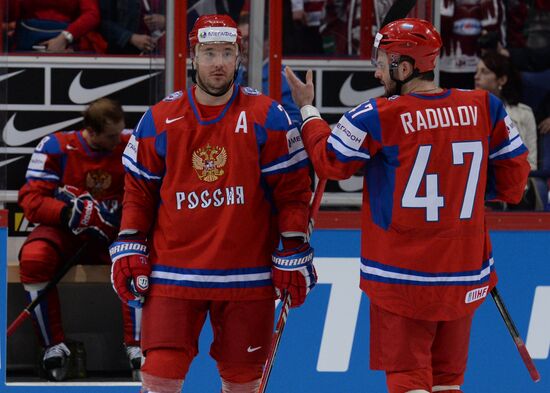 2013 IIHF Ice Hockey World Championship. Russia vs. USA