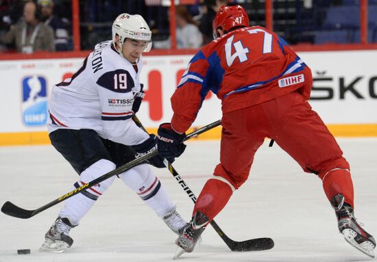 2013 IIHF Ice Hockey World Championship. Russia vs. USA