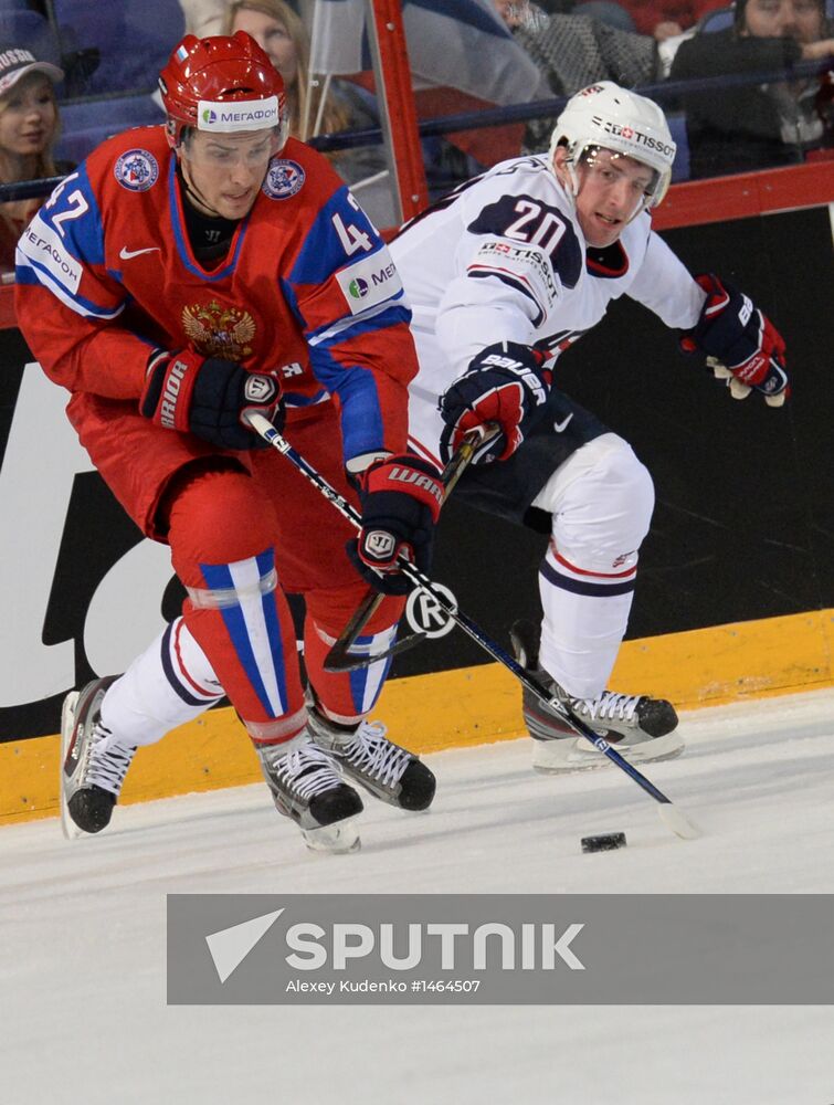 2013 IIHF Ice Hockey World Championship. Russia vs. USA