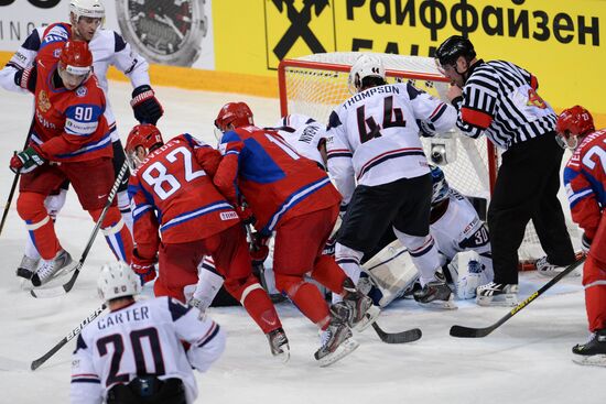 2013 IIHF Ice Hockey World Championship. Russia vs. USA