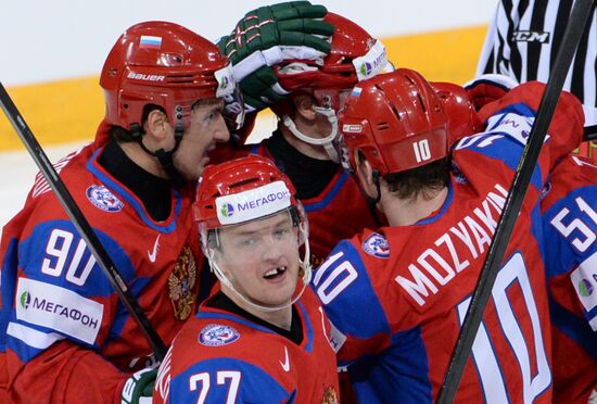2013 IIHF Ice Hockey World Championship. Russia vs. USA