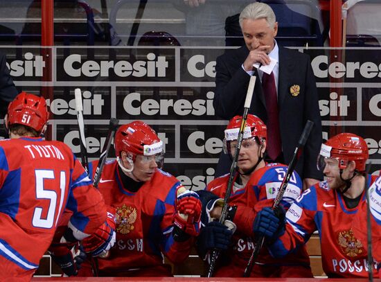 2013 IIHF Ice Hockey World Championship. Russia vs. USA