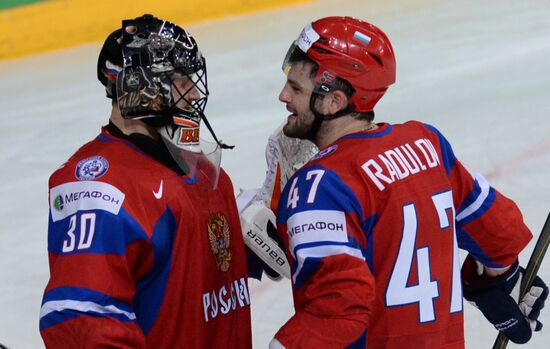 2013 IIHF Ice Hockey World Championship. Russia vs. USA