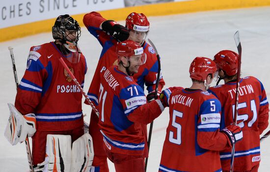 2013 IIHF Ice Hockey World Championship. Russia vs. USA