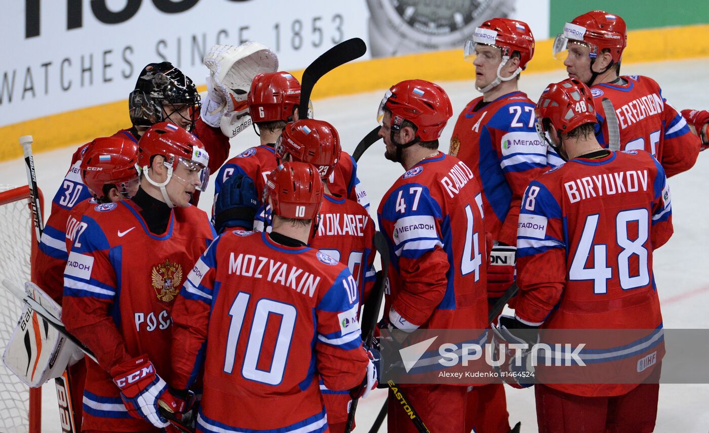 2013 IIHF Ice Hockey World Championship. Russia vs. USA