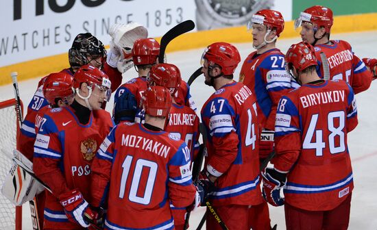 2013 IIHF Ice Hockey World Championship. Russia vs. USA