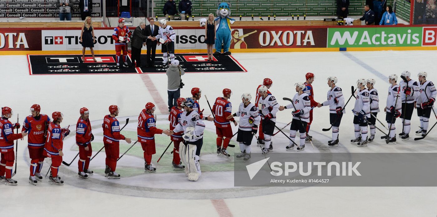 2013 IIHF Ice Hockey World Championship. Russia vs. USA