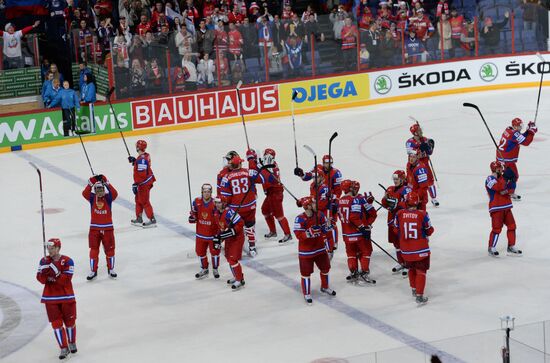 2013 IIHF Ice Hockey World Championship. Russia vs. USA
