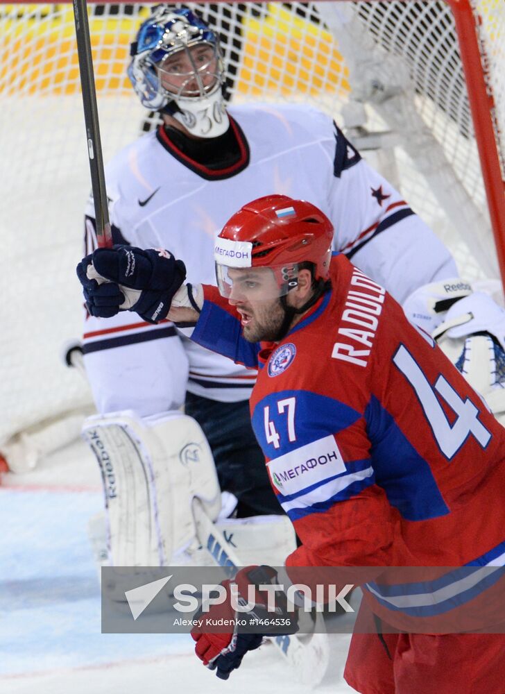 2013 IIHF Ice Hockey World Championship. Russia vs. USA