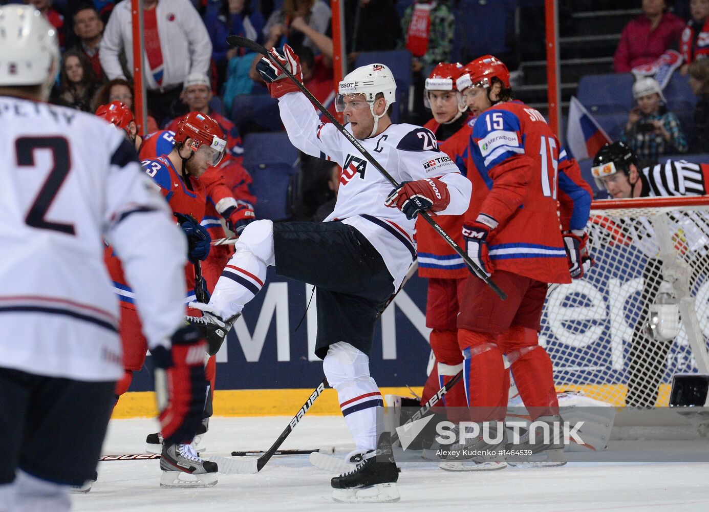 2013 IIHF Ice Hockey World Championship. Russia vs. USA