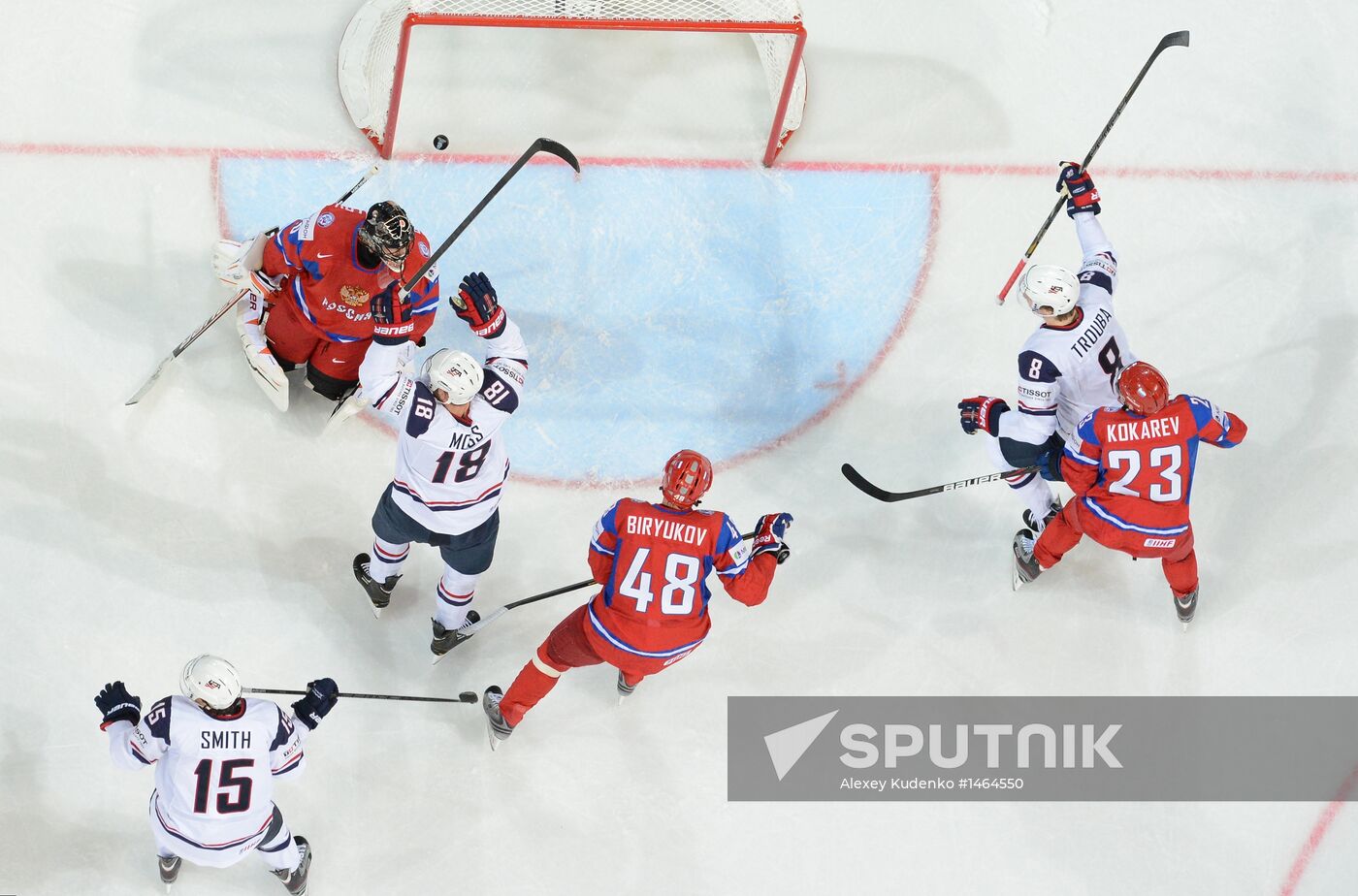 2013 IIHF Ice Hockey World Championship. Russia vs. USA