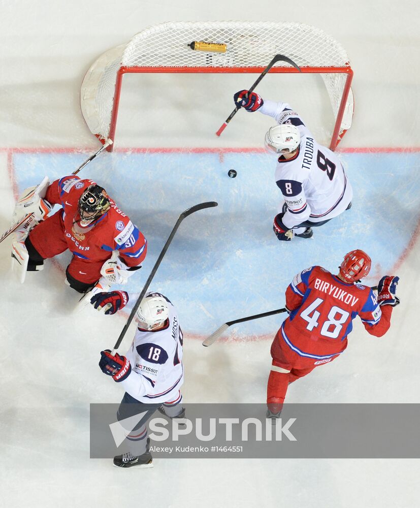 2013 IIHF Ice Hockey World Championship. Russia vs. USA
