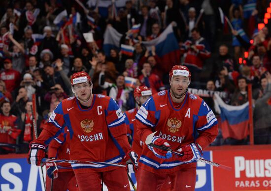 2013 IIHF Ice Hockey World Championship. Russia vs. USA