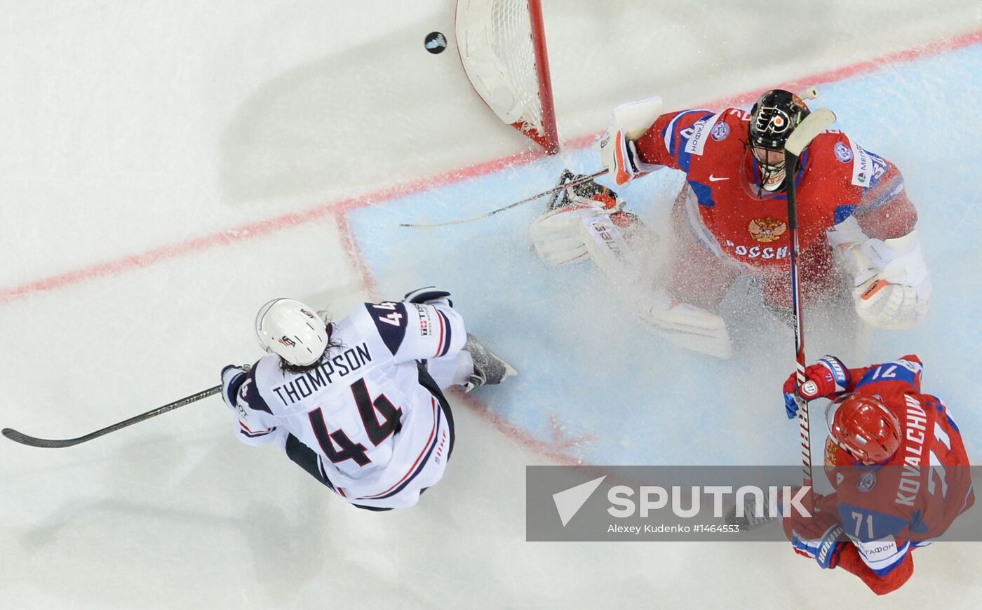 2013 IIHF Ice Hockey World Championship. Russia vs. USA