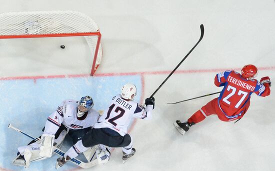 2013 IIHF Ice Hockey World Championship. Russia vs. USA