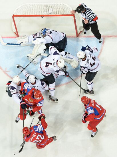 2013 IIHF Ice Hockey World Championship. Russia vs. USA