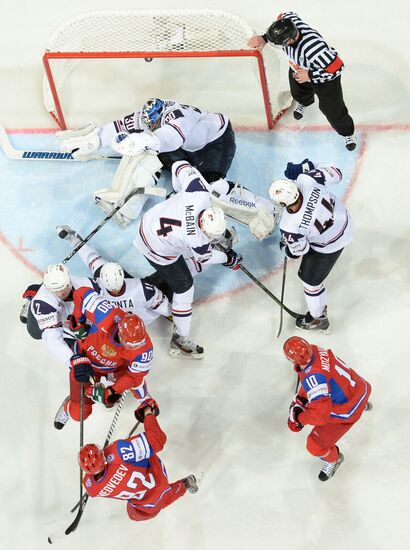 2013 IIHF Ice Hockey World Championship. Russia vs. USA