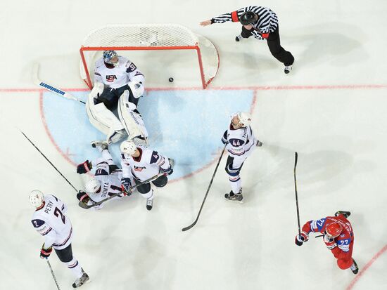 2013 IIHF Ice Hockey World Championship. Russia vs. USA