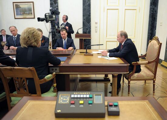 President Vladimir Putin chairs Security Council meeting