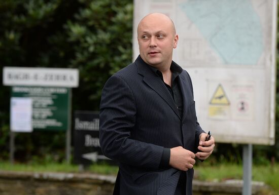 Funeral of Russian oligarch Boris Berezovsky in Surrey, England