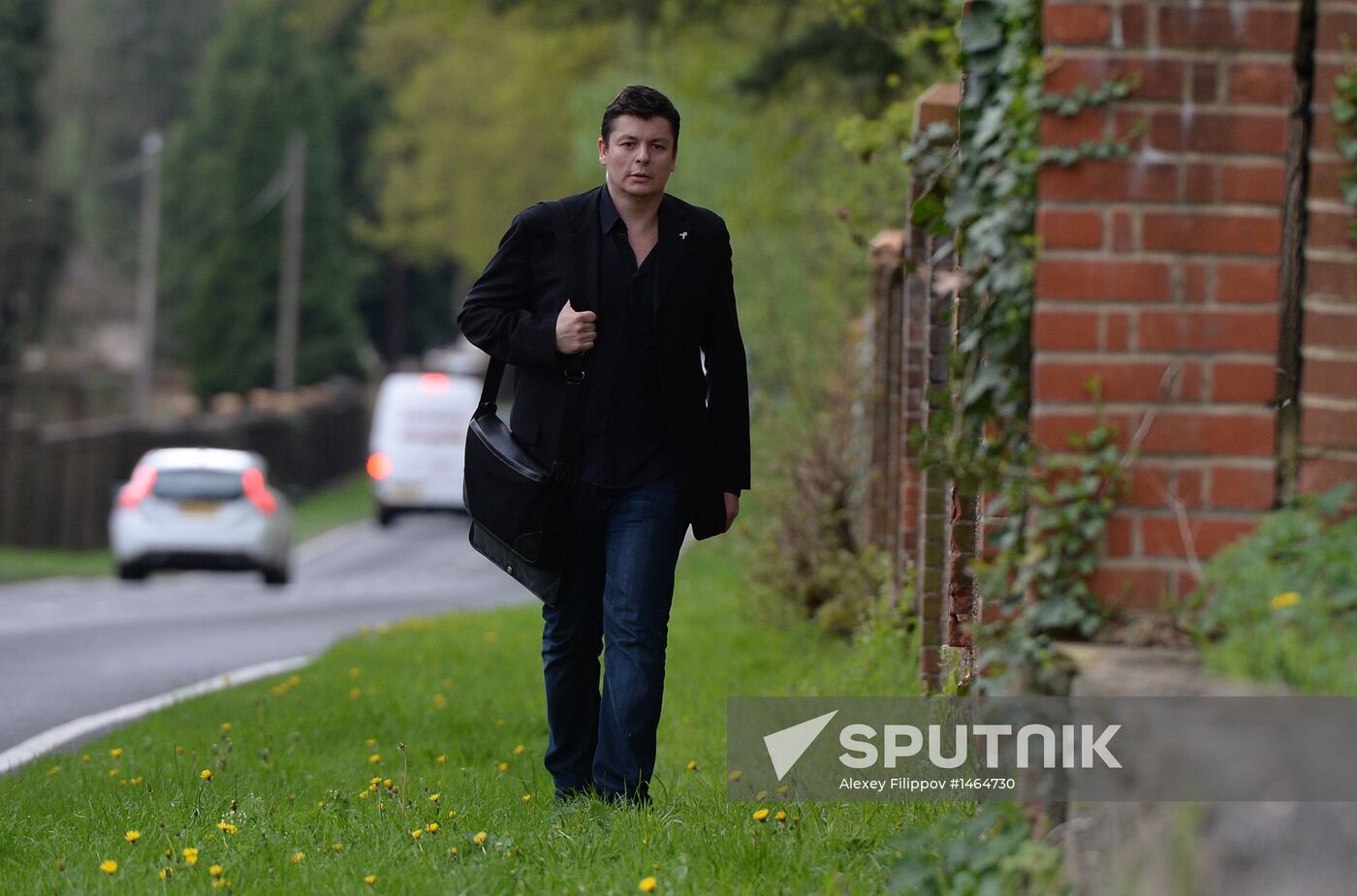 Funeral of Russian oligarch Boris Berezovsky in Surrey, England