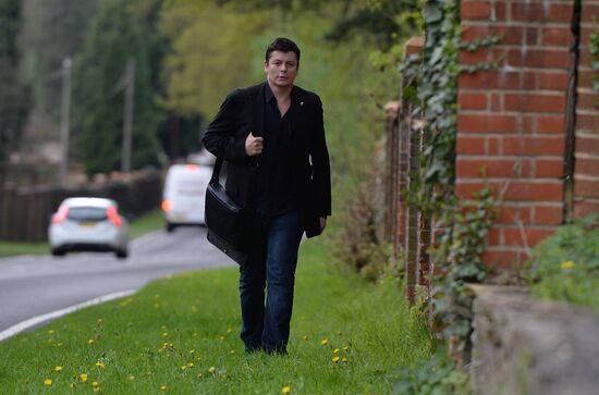 Funeral of Russian oligarch Boris Berezovsky in Surrey, England