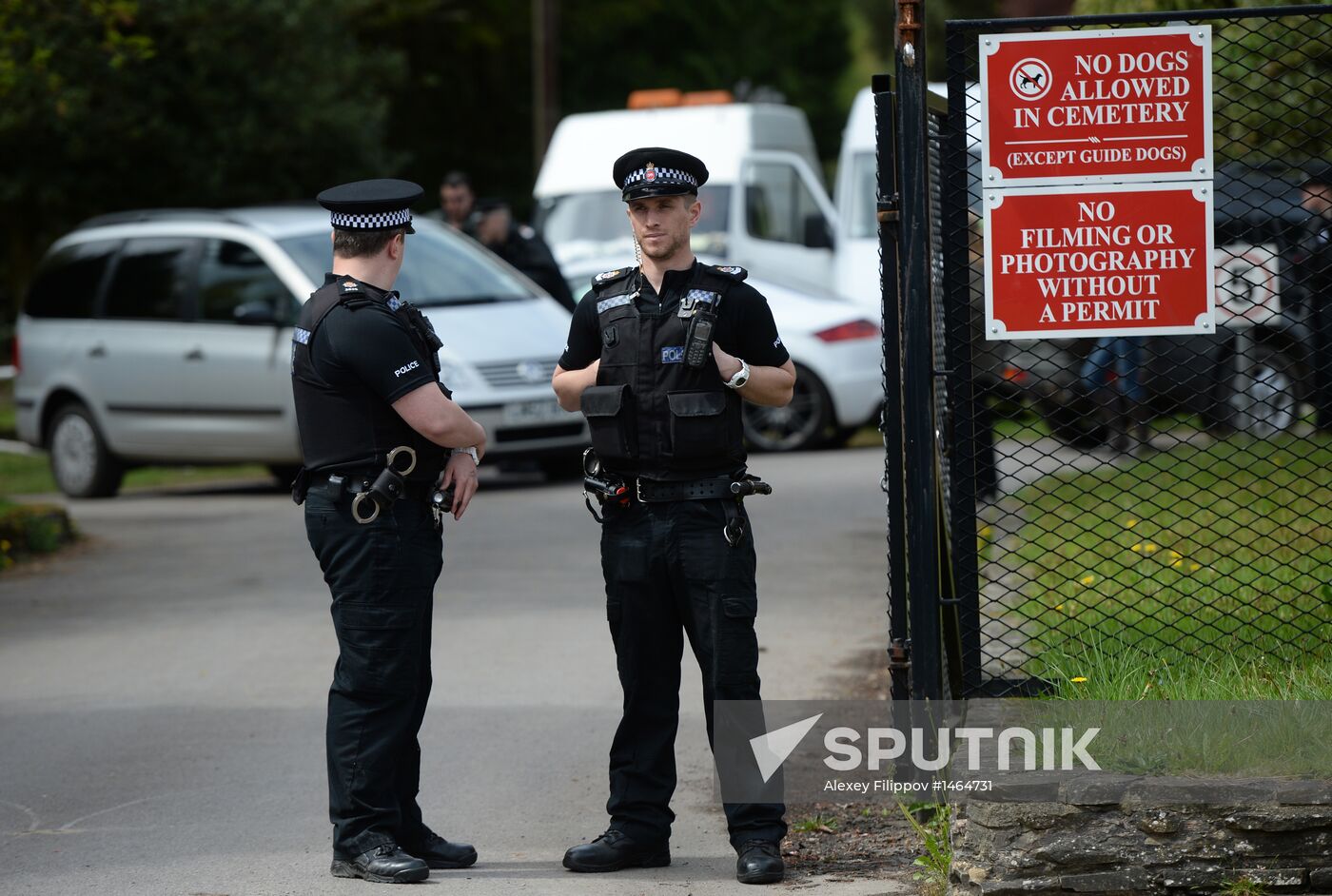Funeral of Russian oligarch Boris Berezovsky in Surrey, England