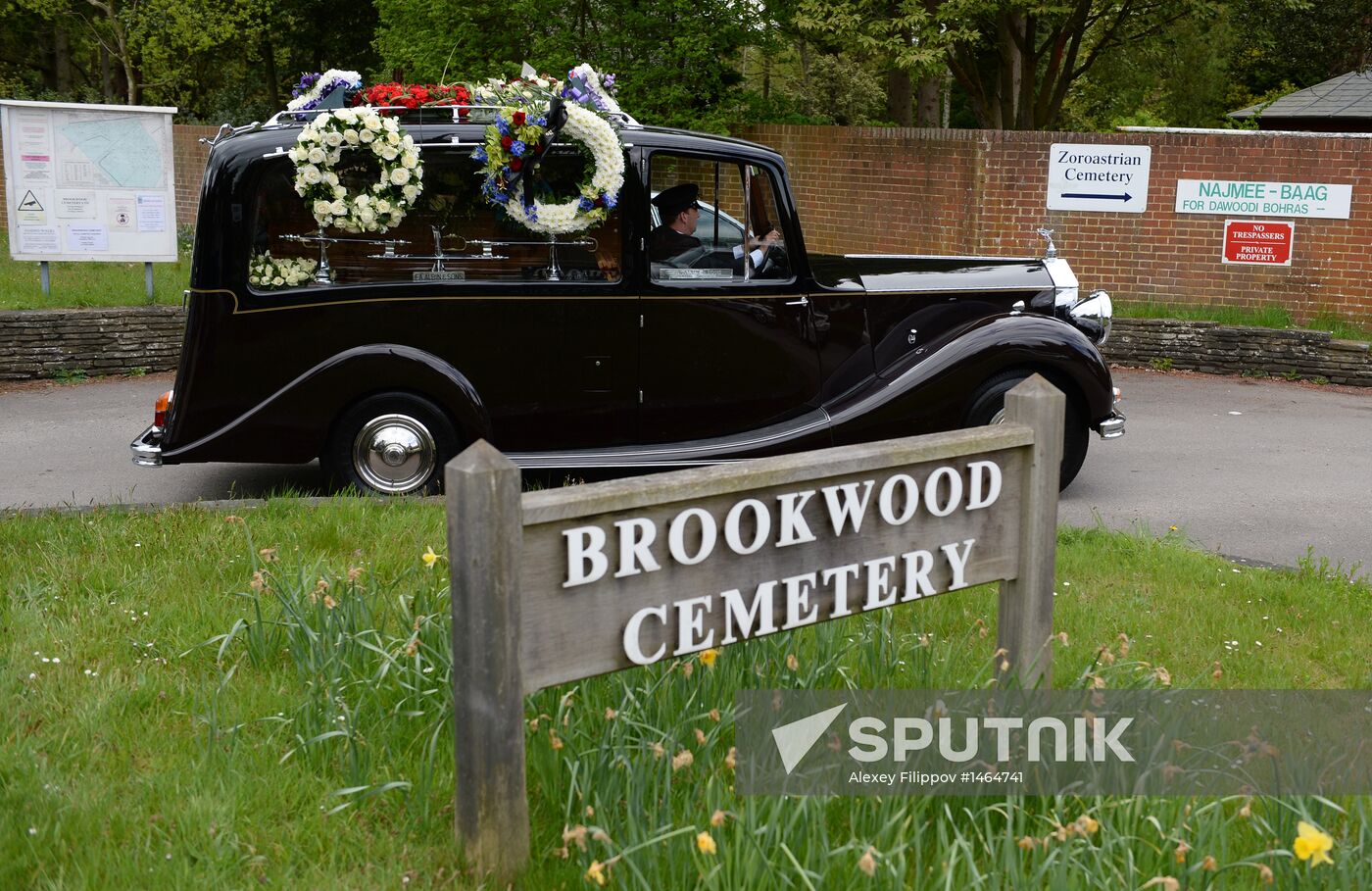 Funeral of Russian oligarch Boris Berezovsky in Surrey, England
