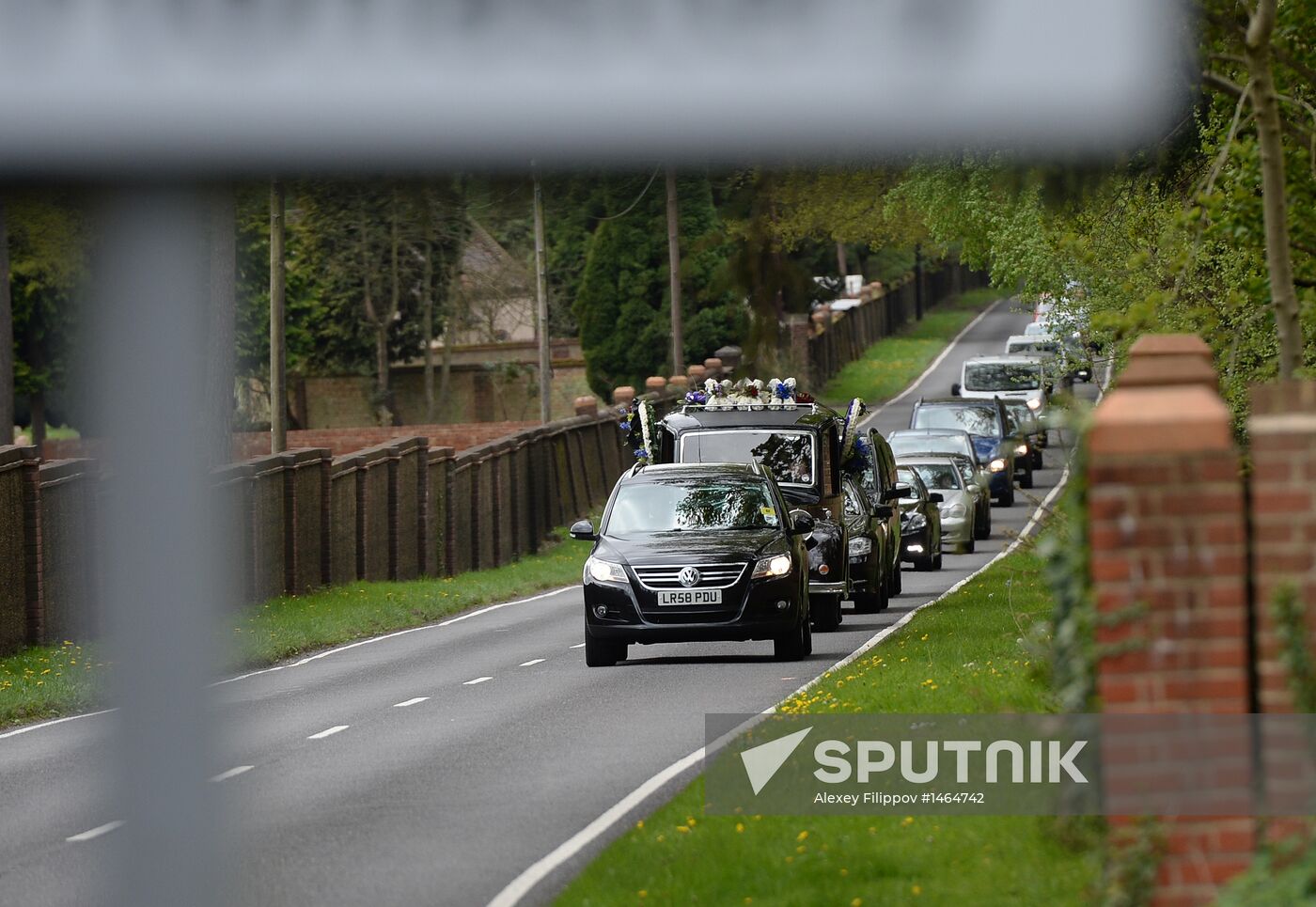 Funeral of Russian oligarch Boris Berezovsky in Surrey, England