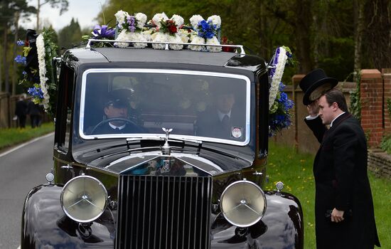 Funeral of Russian oligarch Boris Berezovsky in Surrey, England