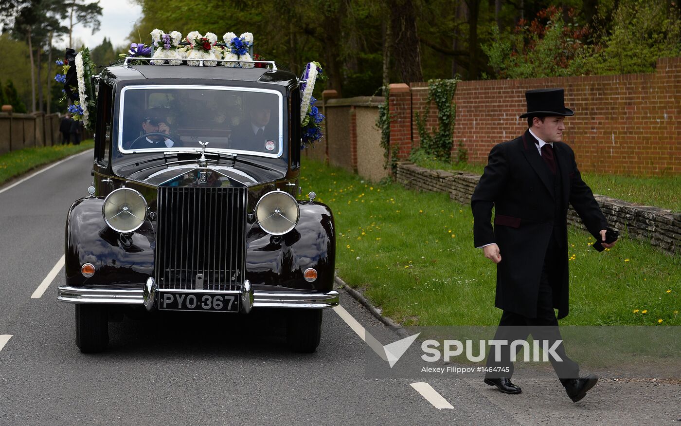 Funeral of Russian oligarch Boris Berezovsky in Surrey, England