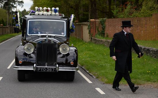 Funeral of Russian oligarch Boris Berezovsky in Surrey, England