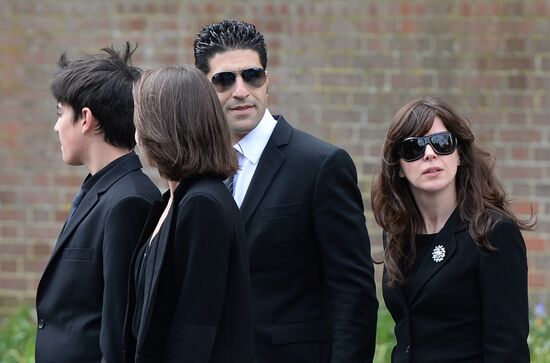 Funeral of Russian oligarch Boris Berezovsky in Surrey, England