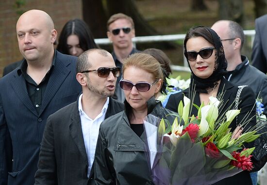 Funeral of Russian oligarch Boris Berezovsky in Surrey, England