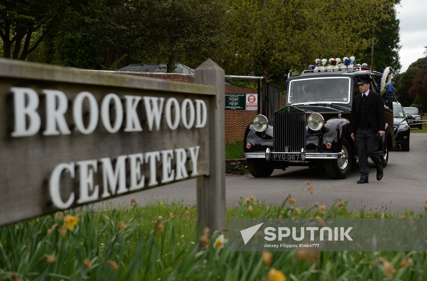 Funeral of Russian oligarch Boris Berezovsky in Surrey, England