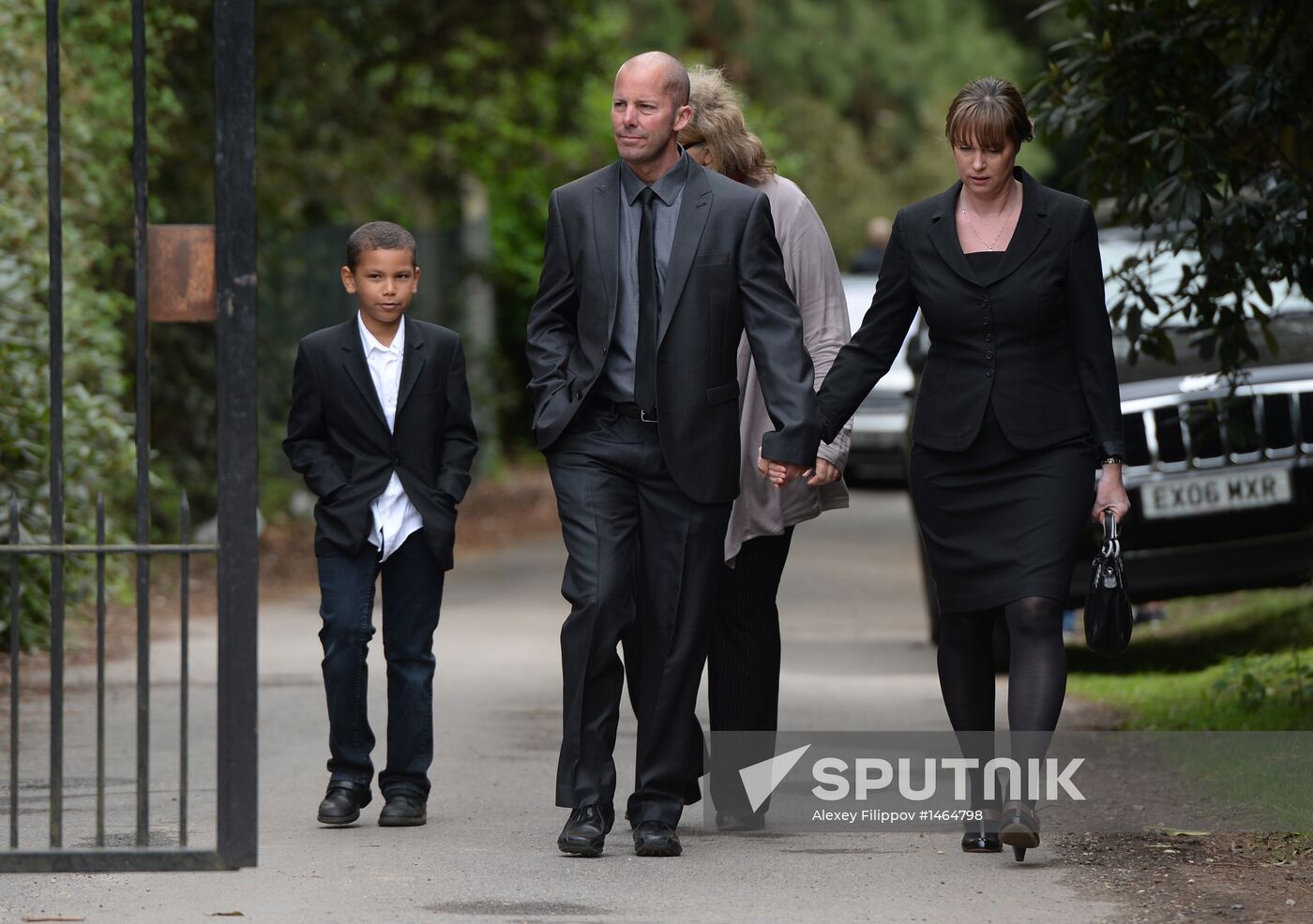 Funeral of Russian oligarch Boris Berezovsky in Surrey, England