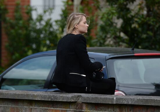 Funeral of Russian oligarch Boris Berezovsky in Surrey, England