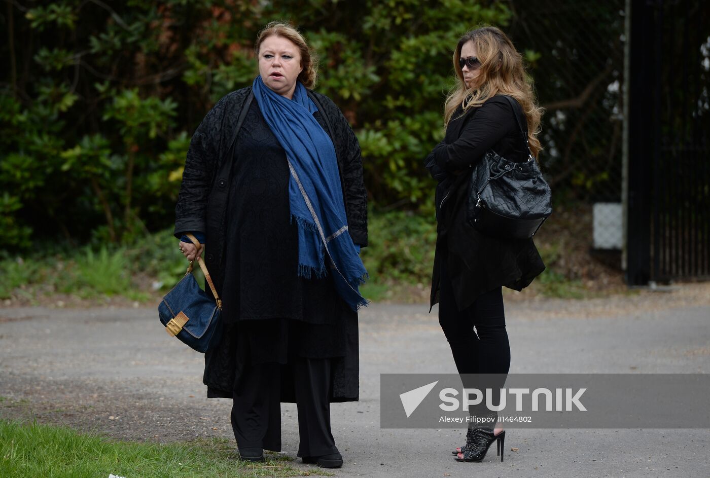 Funeral of Russian oligarch Boris Berezovsky in Surrey, England
