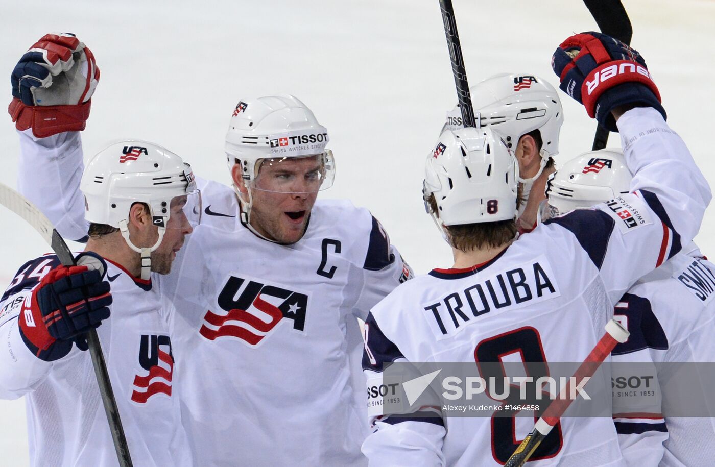 Men's World Ice Hockey Championships. US vs. Finland