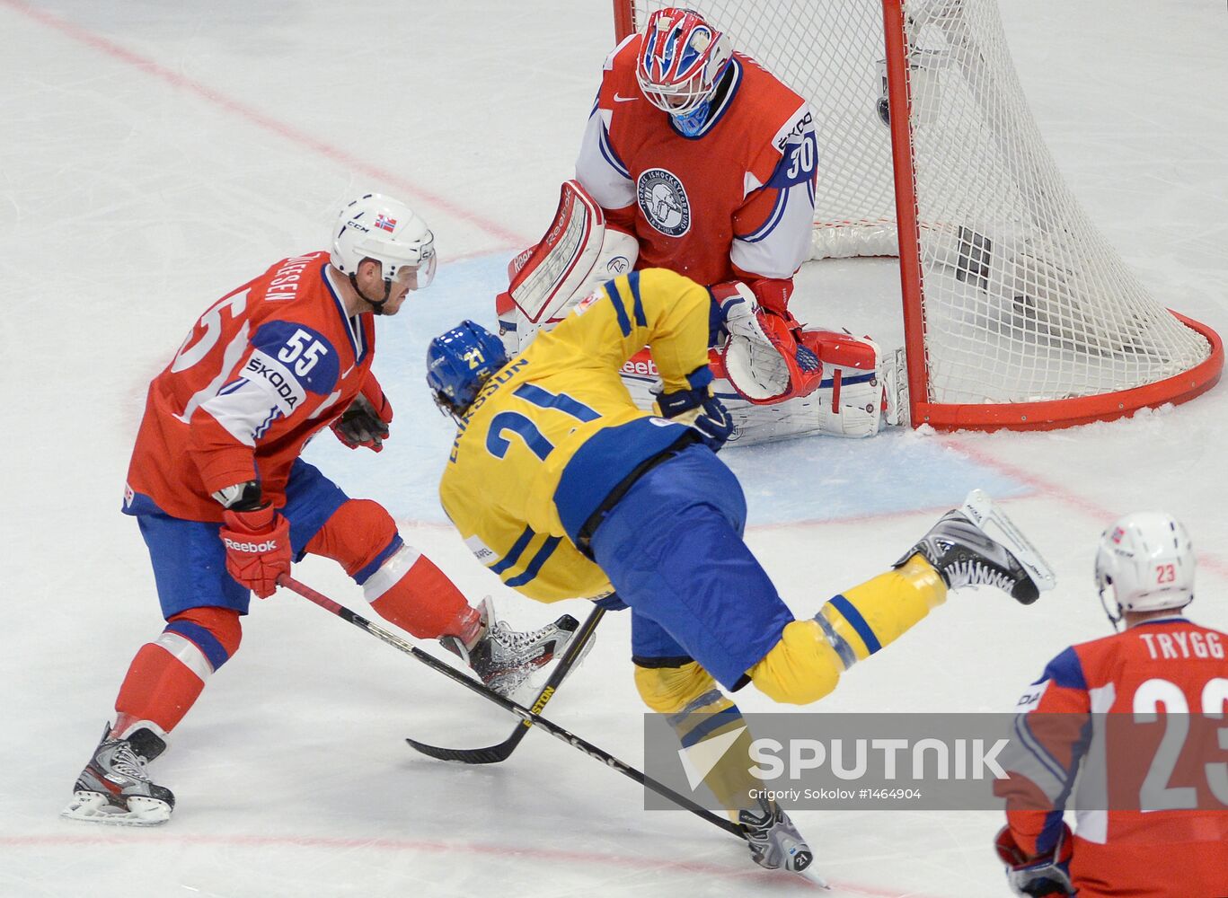 Ice Hockey World Championship. Norway vs. Sweden