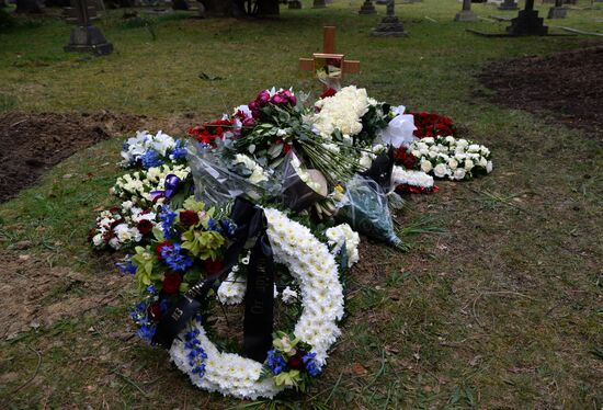 Funeral of Russian oligarch Boris Berezovsky in Surrey, England